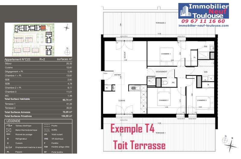 Appartements neufs à Pibrac - Programmes immobiliers neufs Urbis PASEO
