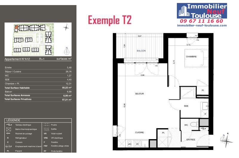 Appartements neufs à Pibrac - Programmes immobiliers neufs Urbis PASEO
