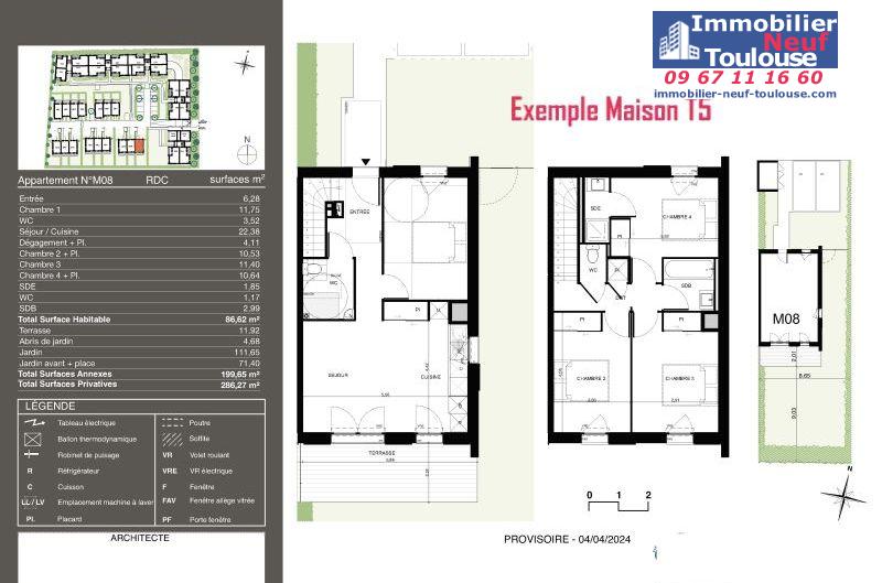 Maisons neuves à Pibrac - Programmes immobiliers neufs Urbis PASEO