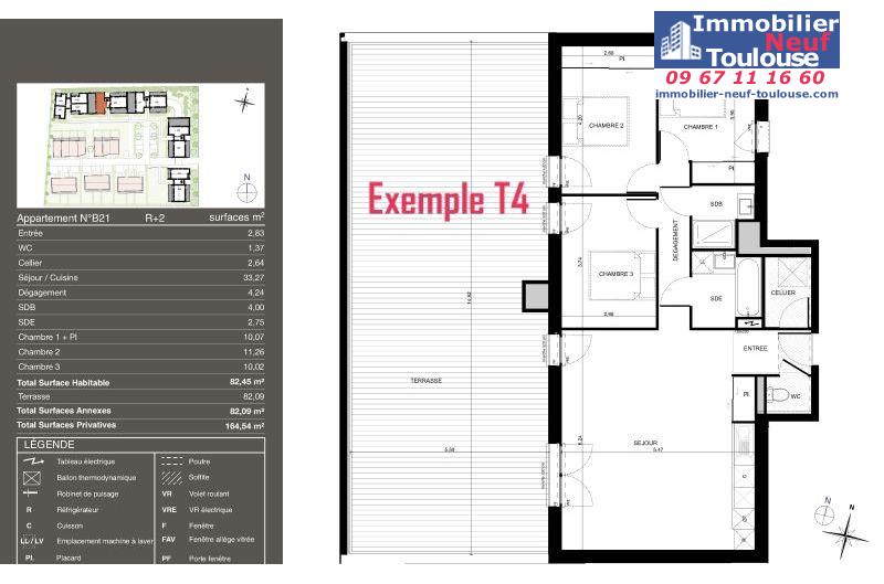 Appartements neufs à Pibrac - Programmes immobiliers neufs Urbis PASEO