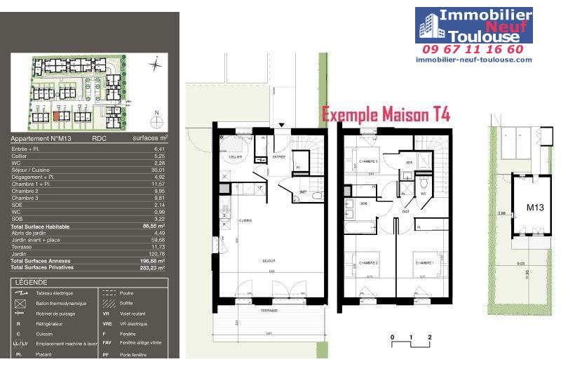 Maisons neuves à Pibrac - Programmes immobiliers neufs Urbis PASEO