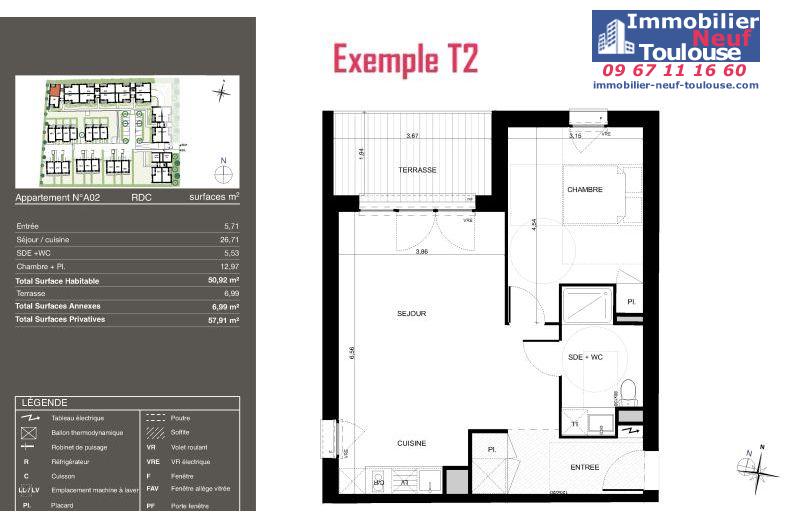 Appartements neufs à Pibrac - Programmes immobiliers neufs Urbis PASEO
