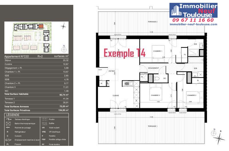 Appartements neufs à Pibrac - Programmes immobiliers neufs Urbis PASEO