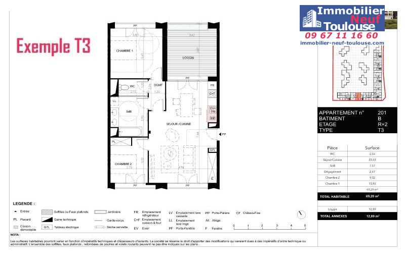 Appartements neufs à Blagnac Andromede - Programmes immobiliers neufs GGL little sunshine