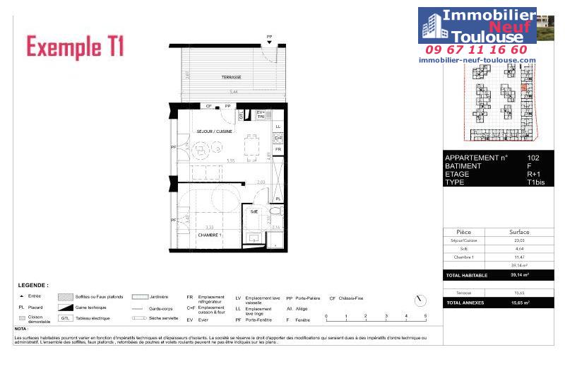 Appartements neufs à Blagnac Andromede - Programmes immobiliers neufs GGL little sunshine