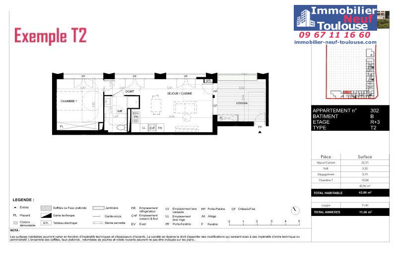 Appartements neufs à Blagnac Andromede - Programmes immobiliers neufs GGL little sunshine