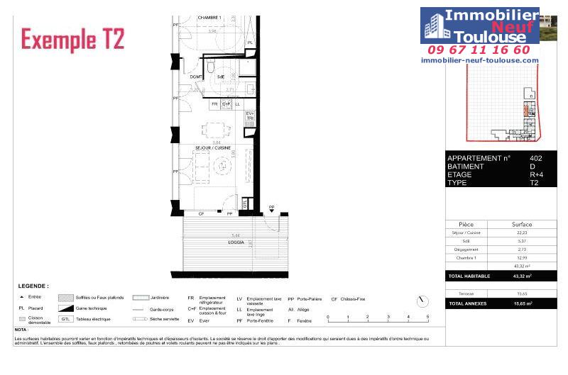 Appartements neufs à Blagnac Andromede - Programmes immobiliers neufs GGL little sunshine