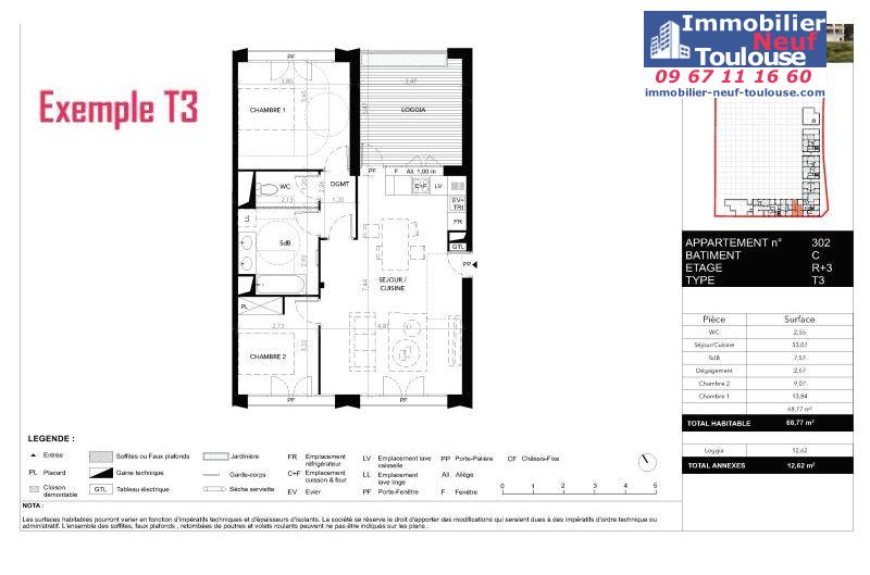Appartements neufs à Blagnac Andromede - Programmes immobiliers neufs GGL little sunshine