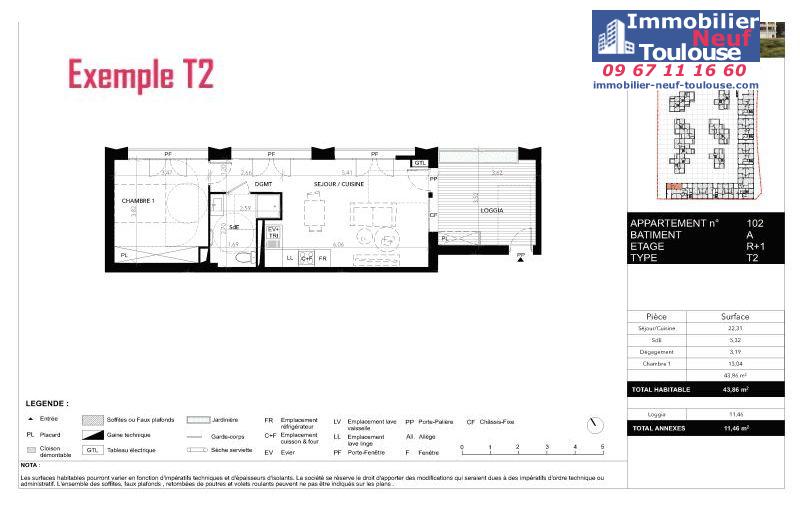 Appartements neufs à Blagnac Andromede - Programmes immobiliers neufs GGL little sunshine