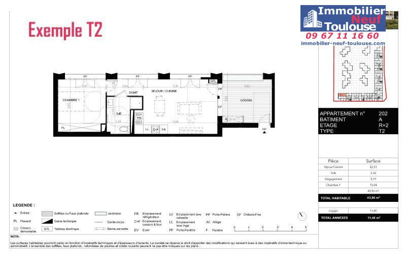 Appartements neufs à Blagnac Andromede - Programmes immobiliers neufs GGL little sunshine