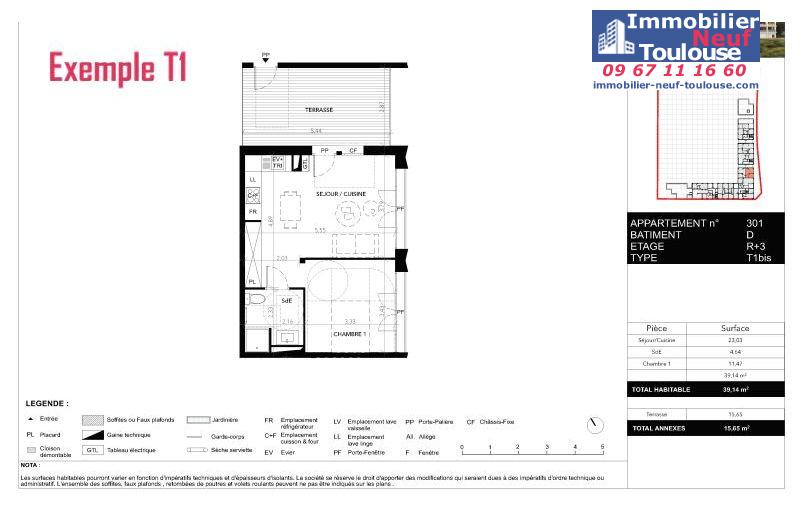 Appartements neufs à Blagnac Andromede - Programmes immobiliers neufs GGL little sunshine