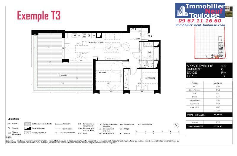 Appartements neufs à Blagnac Andromede - Programmes immobiliers neufs GGL little sunshine