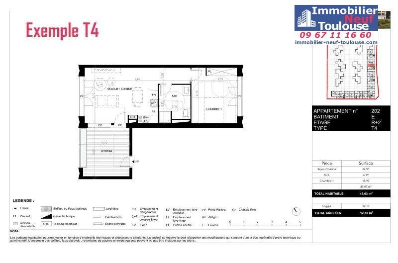 Appartements neufs à Blagnac Andromede - Programmes immobiliers neufs GGL little sunshine