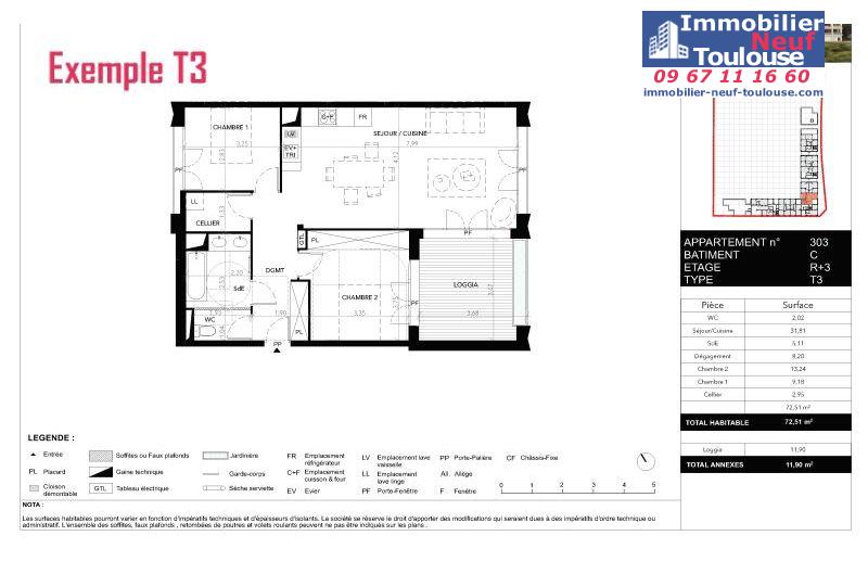 Appartements neufs à Blagnac Andromede - Programmes immobiliers neufs GGL little sunshine