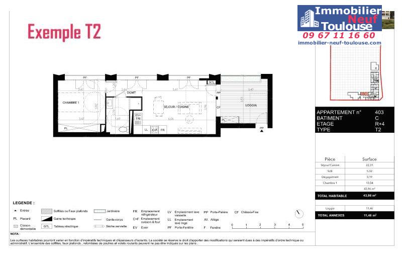 Appartements neufs à Blagnac Andromede - Programmes immobiliers neufs GGL little sunshine