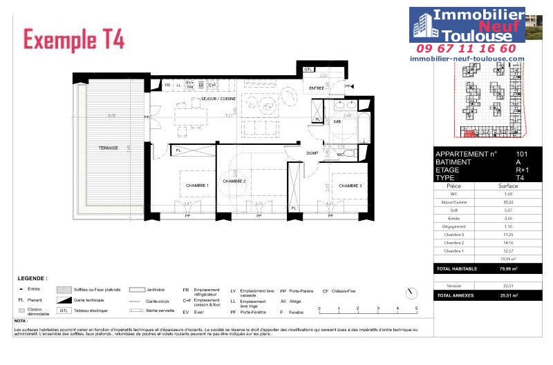 Appartements neufs à Blagnac Andromede - Programmes immobiliers neufs GGL little sunshine