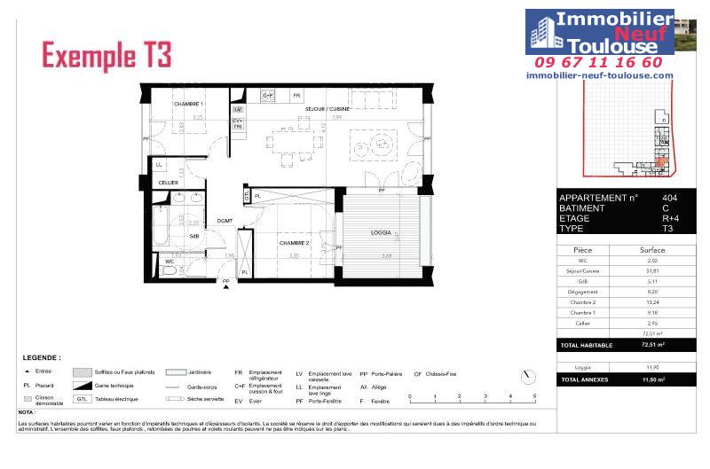 Appartements neufs à Blagnac Andromede - Programmes immobiliers neufs GGL little sunshine
