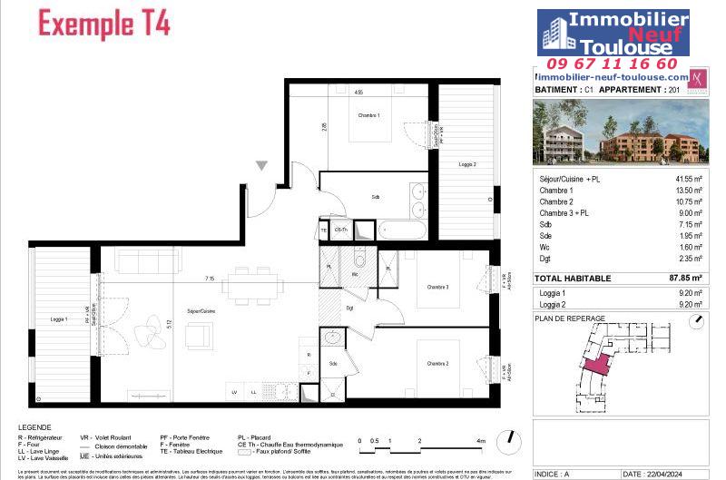 Appartements neufs à L'union - Programmes immobiliers neufs Sogeprom coeur l'union