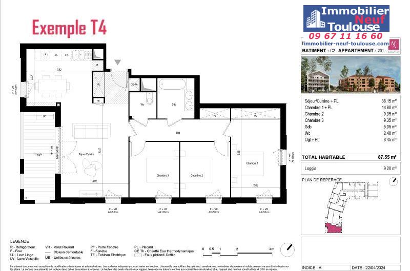 Appartements neufs à L'union - Programmes immobiliers neufs Sogeprom coeur l'union