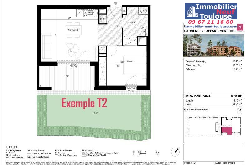 Appartements neufs à L'union - Programmes immobiliers neufs Sogeprom coeur l'union