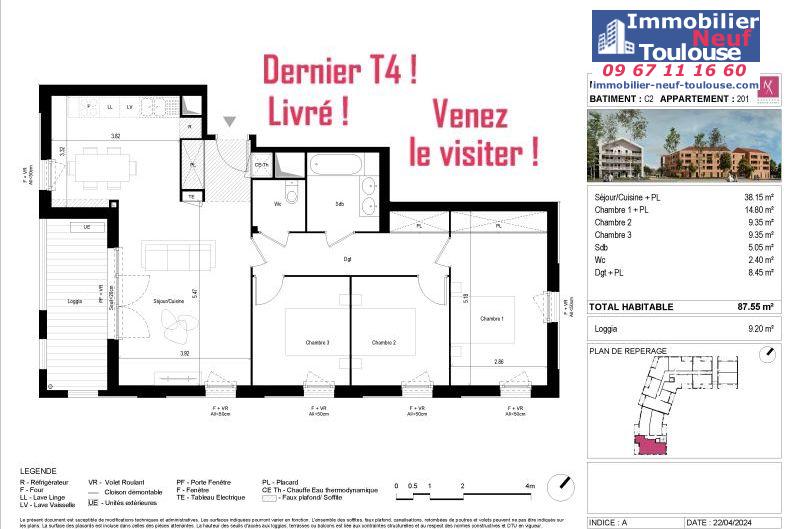 Appartements neufs à L'union - Programmes immobiliers neufs Sogeprom coeur l'union