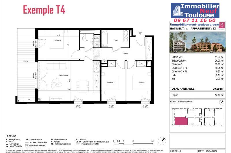 Appartements neufs à L'union - Programmes immobiliers neufs Sogeprom coeur l'union