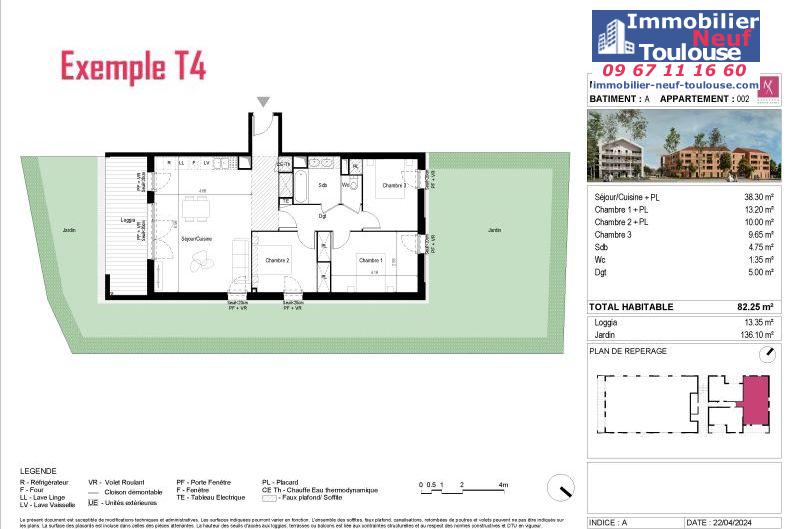 Appartements neufs à L'union - Programmes immobiliers neufs Sogeprom coeur l'union