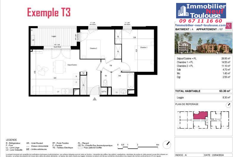 Appartements neufs à L'union - Programmes immobiliers neufs Sogeprom coeur l'union