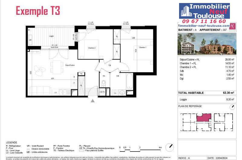 Appartements neufs à L'union - Programmes immobiliers neufs Sogeprom coeur l'union