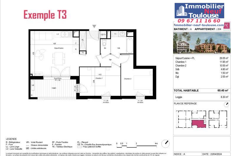 Appartements neufs à L'union - Programmes immobiliers neufs Sogeprom coeur l'union