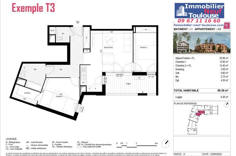 Appartements neufs à L'union - Programmes immobiliers neufs Sogeprom coeur l'union
