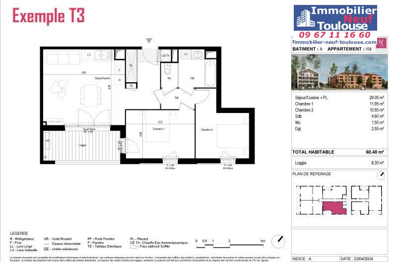 Appartements neufs à L'union - Programmes immobiliers neufs Sogeprom coeur l'union