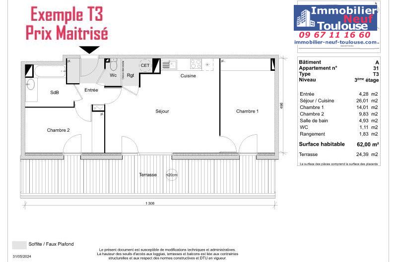 Appartements neufs à Toulouse Lalande - Programmes immobiliers neufs Greencity PAVILLON FLORA