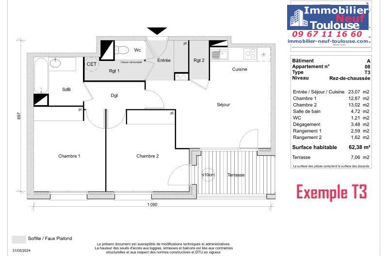 Appartements neufs à Toulouse Lalande - Programmes immobiliers neufs Greencity PAVILLON FLORA