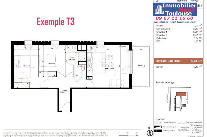 Appartements neufs à Toulouse Borderouge - Programmes immobiliers neufs Sporting L'OUSTAL //