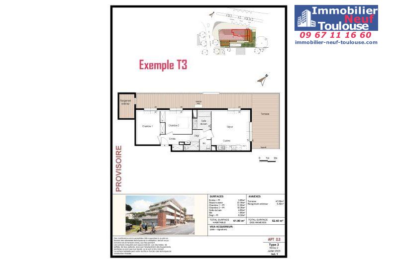 Appartements neufs à Tournefeuille - Programmes immobiliers neufs Novilis OCCITANIA