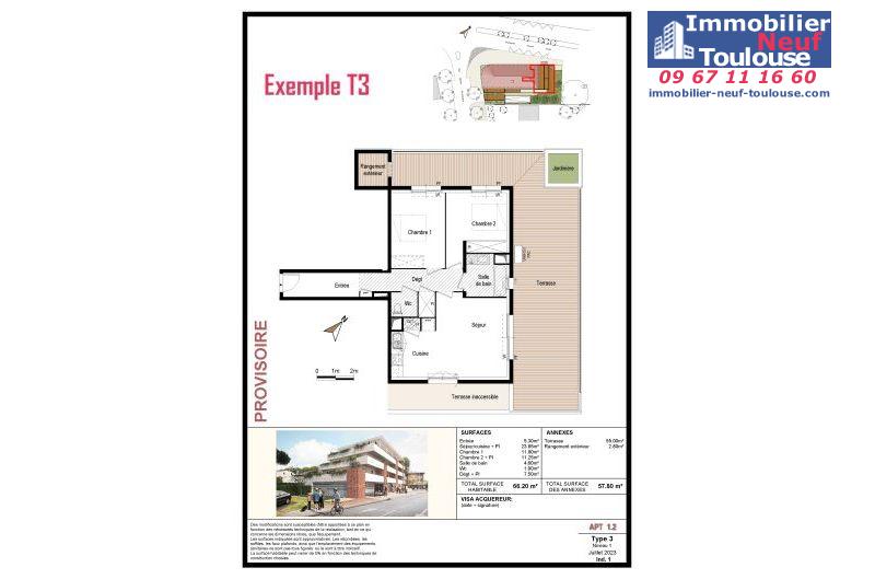 Appartements neufs à Tournefeuille - Programmes immobiliers neufs Novilis OCCITANIA