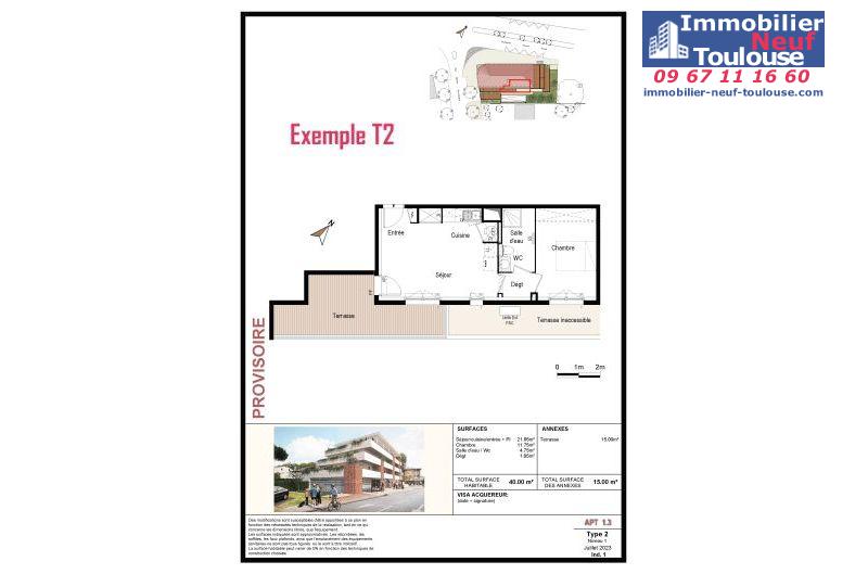Appartements neufs à Tournefeuille - Programmes immobiliers neufs Novilis OCCITANIA