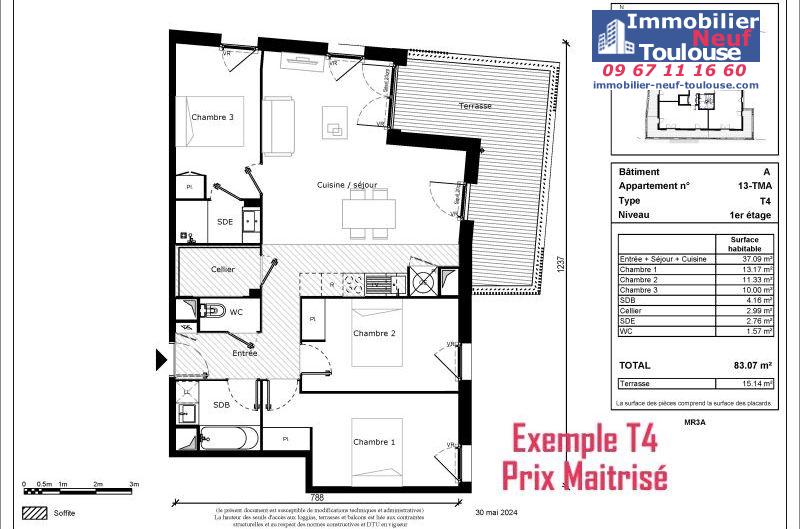 Appartements neufs Prix Maîtrisé Borderouge - Programmes immobiliers neufs Habitat particulier L'Allée des sens