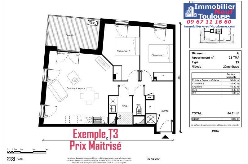 Appartements neufs Prix Maîtrisé Borderouge - Programmes immobiliers neufs Habitat particulier L'Allée des sens
