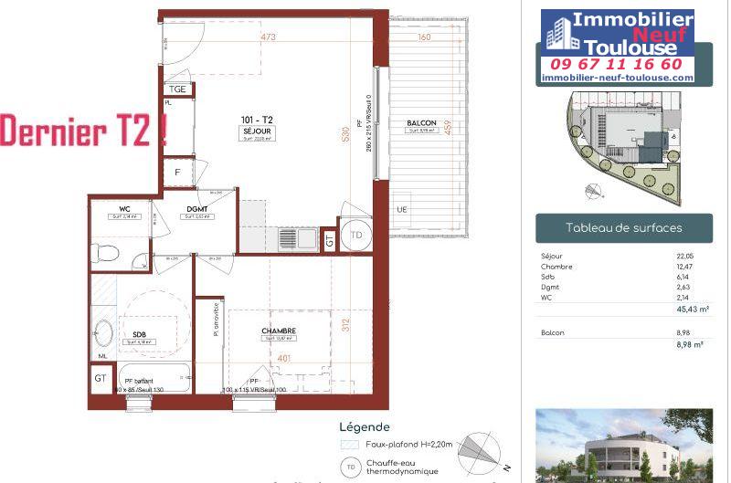 Appartements neufs à Tournefeuille - Programmes immobiliers neufs dupuy Petit colibri