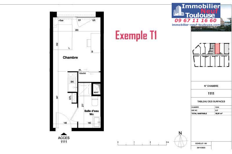 Studios étudiant LMNP Toulouse Jolimont - Programmes immobiliers neufs Nexity LE CAMPUS MY JOLIMONT