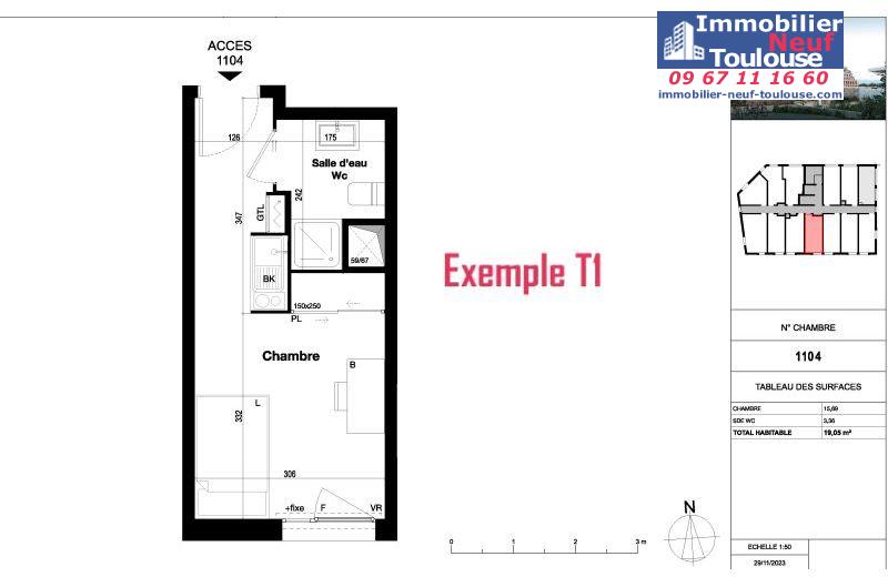 Studios étudiant LMNP Toulouse Jolimont - Programmes immobiliers neufs Nexity LE CAMPUS MY JOLIMONT