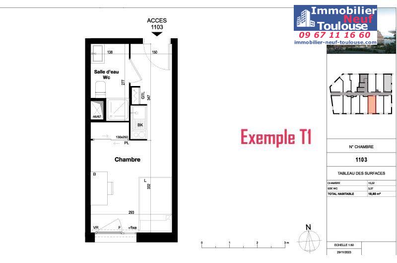 Studios étudiant LMNP Toulouse Jolimont - Programmes immobiliers neufs Nexity LE CAMPUS MY JOLIMONT