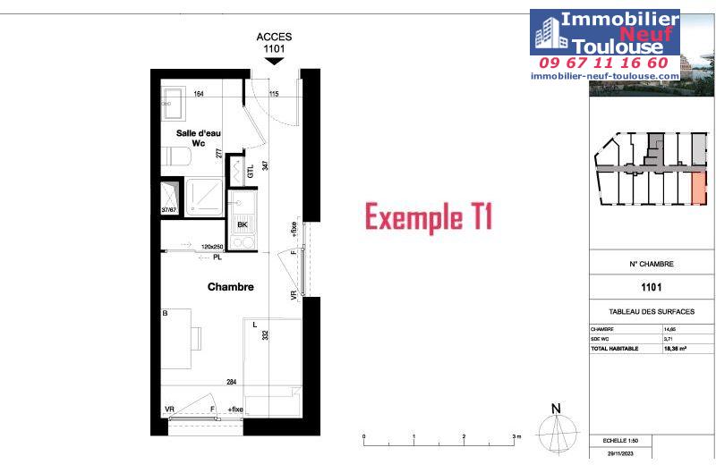 Studios étudiant LMNP Toulouse Jolimont - Programmes immobiliers neufs Nexity LE CAMPUS MY JOLIMONT