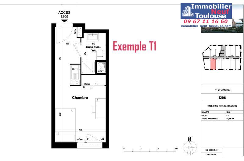 Studios étudiant LMNP Toulouse Jolimont - Programmes immobiliers neufs Nexity LE CAMPUS MY JOLIMONT