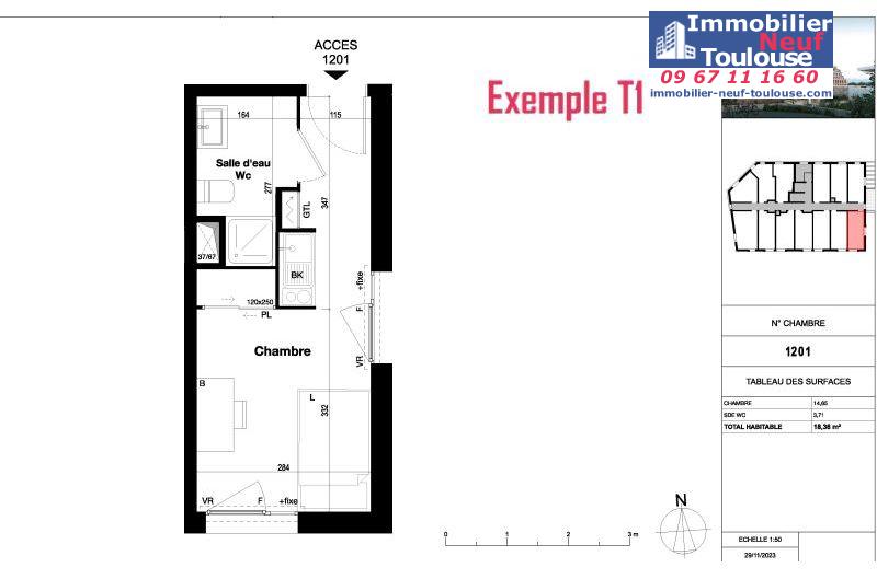 Studios étudiant LMNP Toulouse Jolimont - Programmes immobiliers neufs Nexity LE CAMPUS MY JOLIMONT