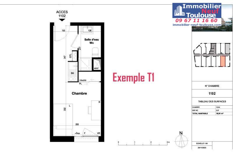 Studios étudiant LMNP Toulouse Jolimont - Programmes immobiliers neufs Nexity LE CAMPUS MY JOLIMONT