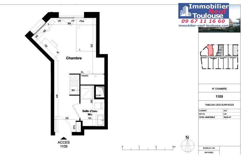 Studios étudiant LMNP Toulouse Jolimont - Programmes immobiliers neufs Nexity LE CAMPUS MY JOLIMONT