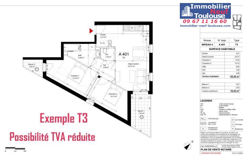 Appartements neufs à Toulouse Mirail - Programmes immobiliers neufs Bouygues Immobilier Fakto